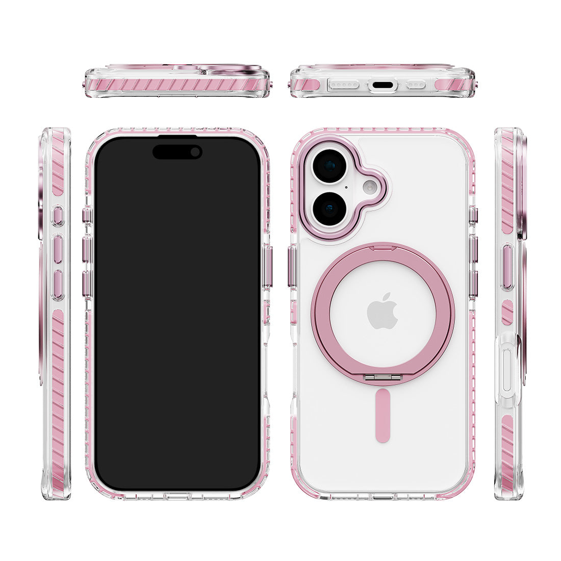 Accent Crystal MagSafe iPhone Case With Ring Stand