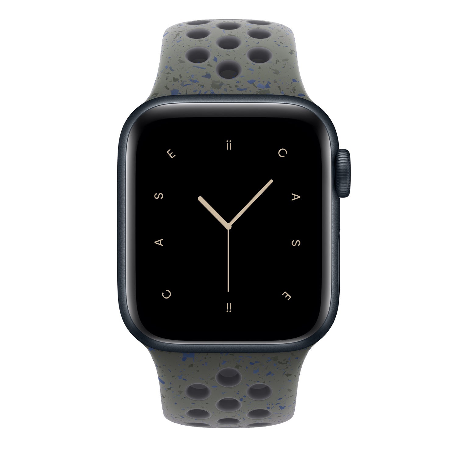Watch Me Creations Black Confetti Apple Watch Band Black White Mist Braided Nylon Apple Watch Band 38 40 41 42  main image 4
