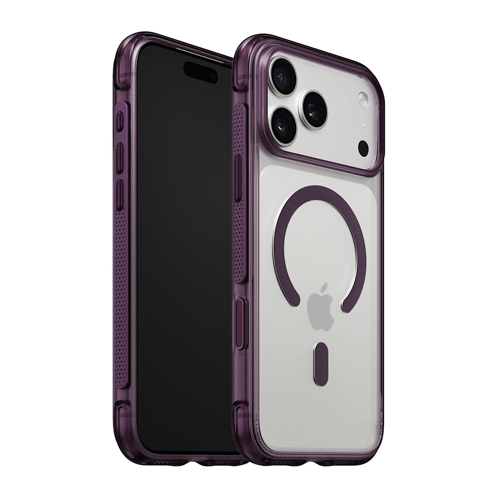 iiCASE Aegis MagSafe Case for iPhone 18 Pro Max image 3 - 01 01 phone filter case dark plum phone silver slot 01