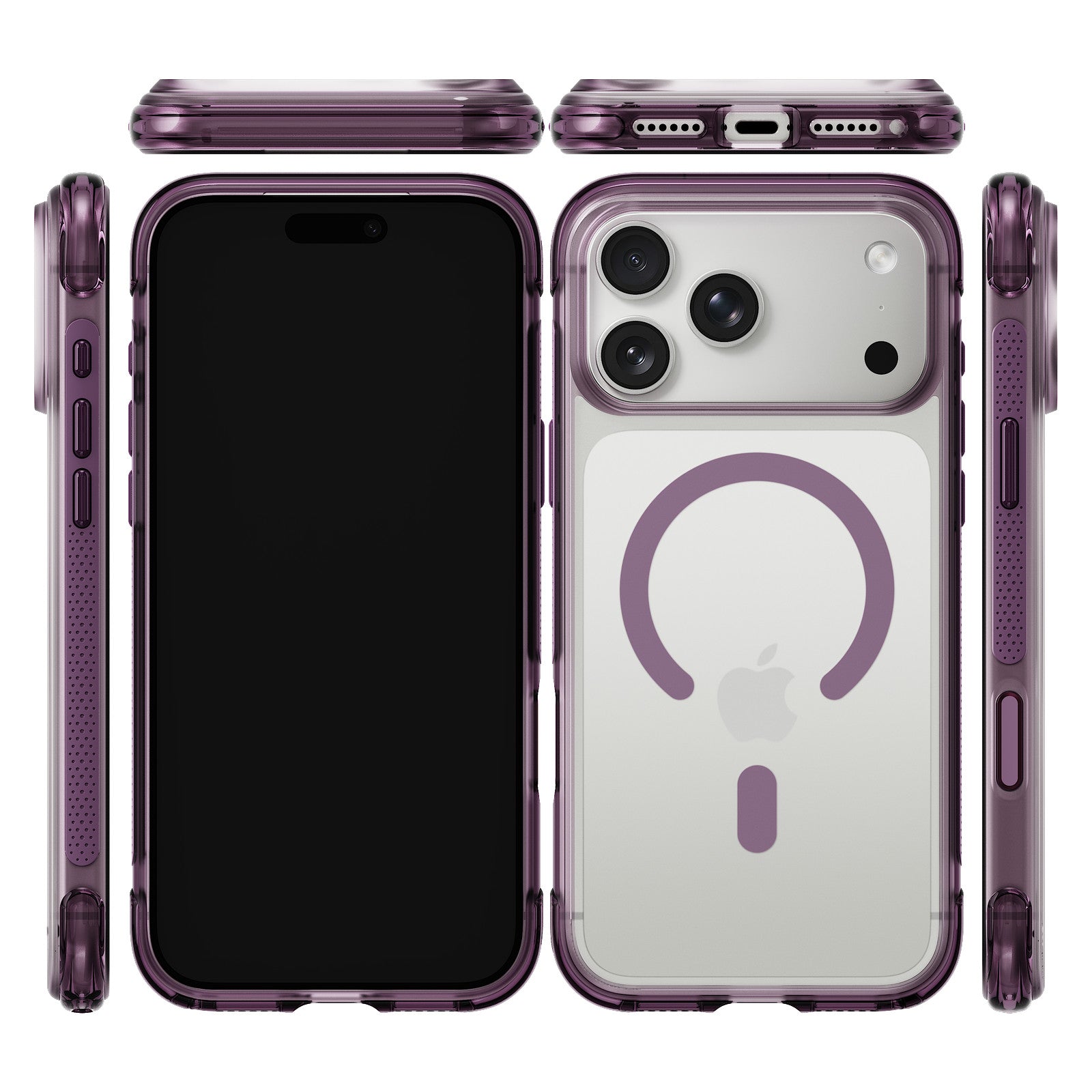 iiCASE Aegis MagSafe Case for iPhone 18 Pro Max image 5 - 01 01 phone filter case dark plum phone silver slot 03