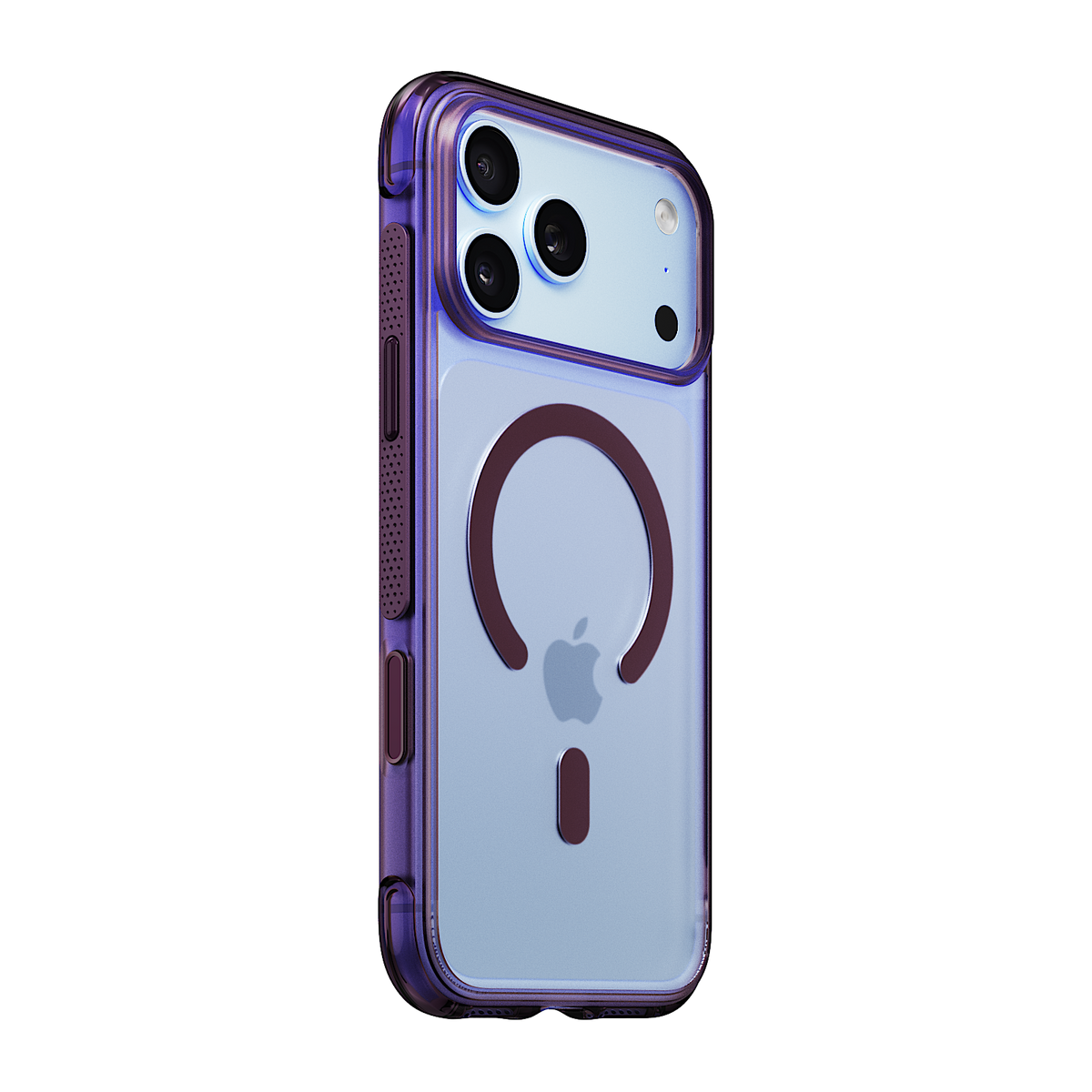 iiCASE Aegis MagSafe Case for iPhone 18 Pro Max image 6 - 01 02 phone filter case dark plum phone glacier slot 01