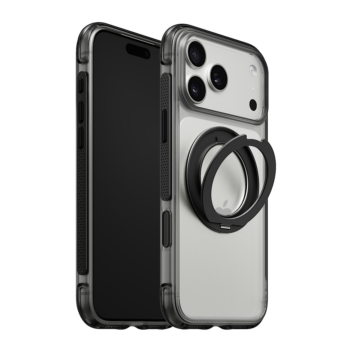 iiCASE Aegis 360 MagSafe Ring Stand Case for iPhone 18 Pro image 27 - 360 03 01 phone filter case smoke black phone silver slot 01