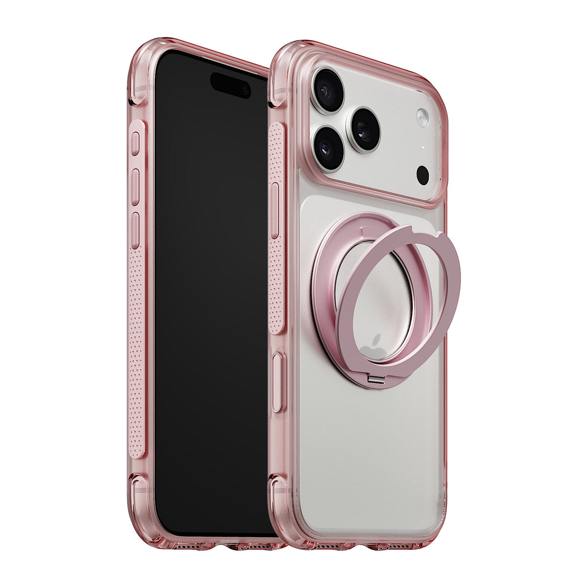 iiCASE Aegis 360 MagSafe Ring Stand Case for iPhone 18 Pro image 51 - 360 05 01 phone filter case light pink phone silver slot 01
