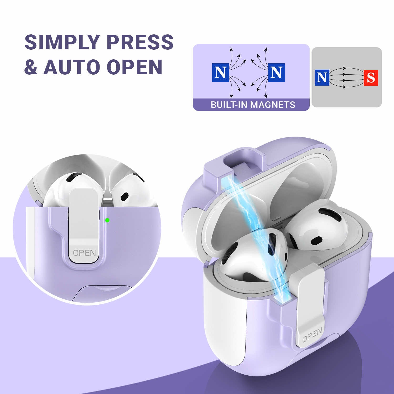 Smartlock with Phone Stand AirPods Case