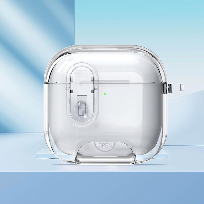 Smartlock with phone stand Crystal Clear AirPods Case