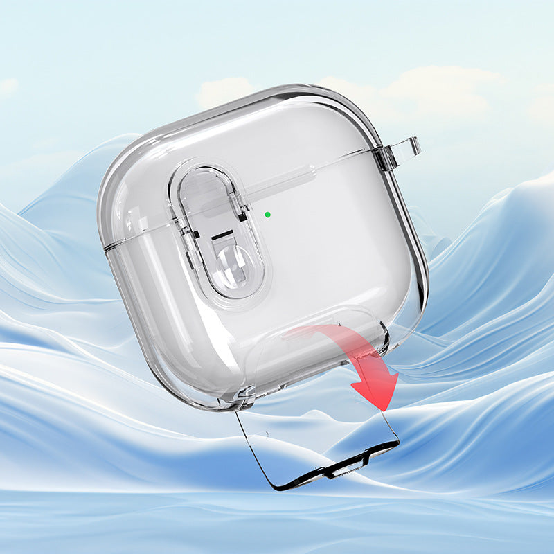 Smartlock with phone stand Crystal Clear AirPods Case