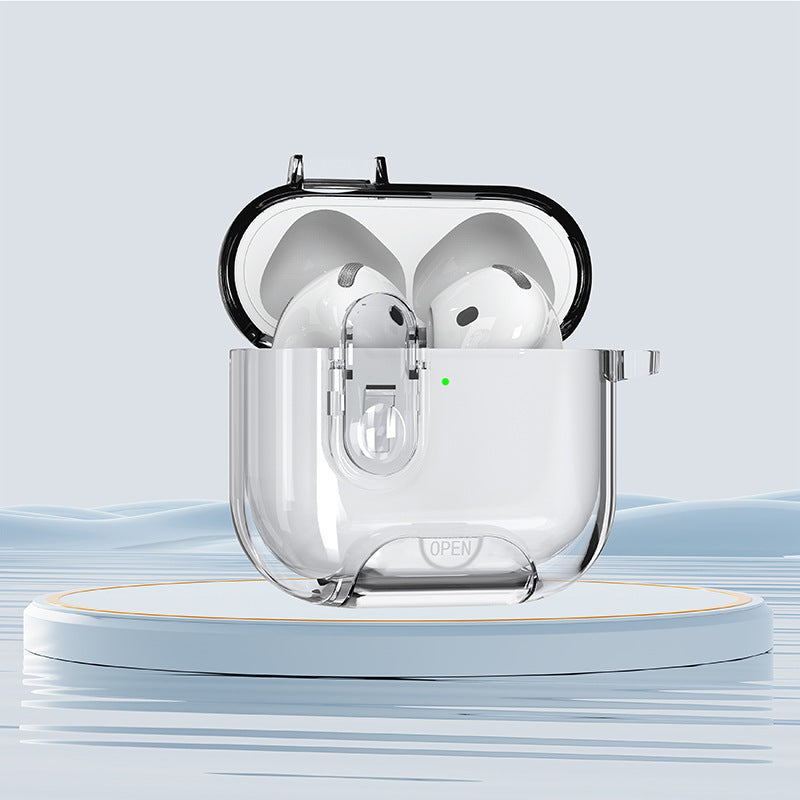 Smartlock with phone stand Crystal Clear AirPods Case