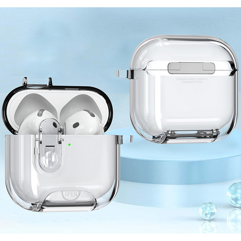 Smartlock with phone stand Crystal Clear AirPods Case