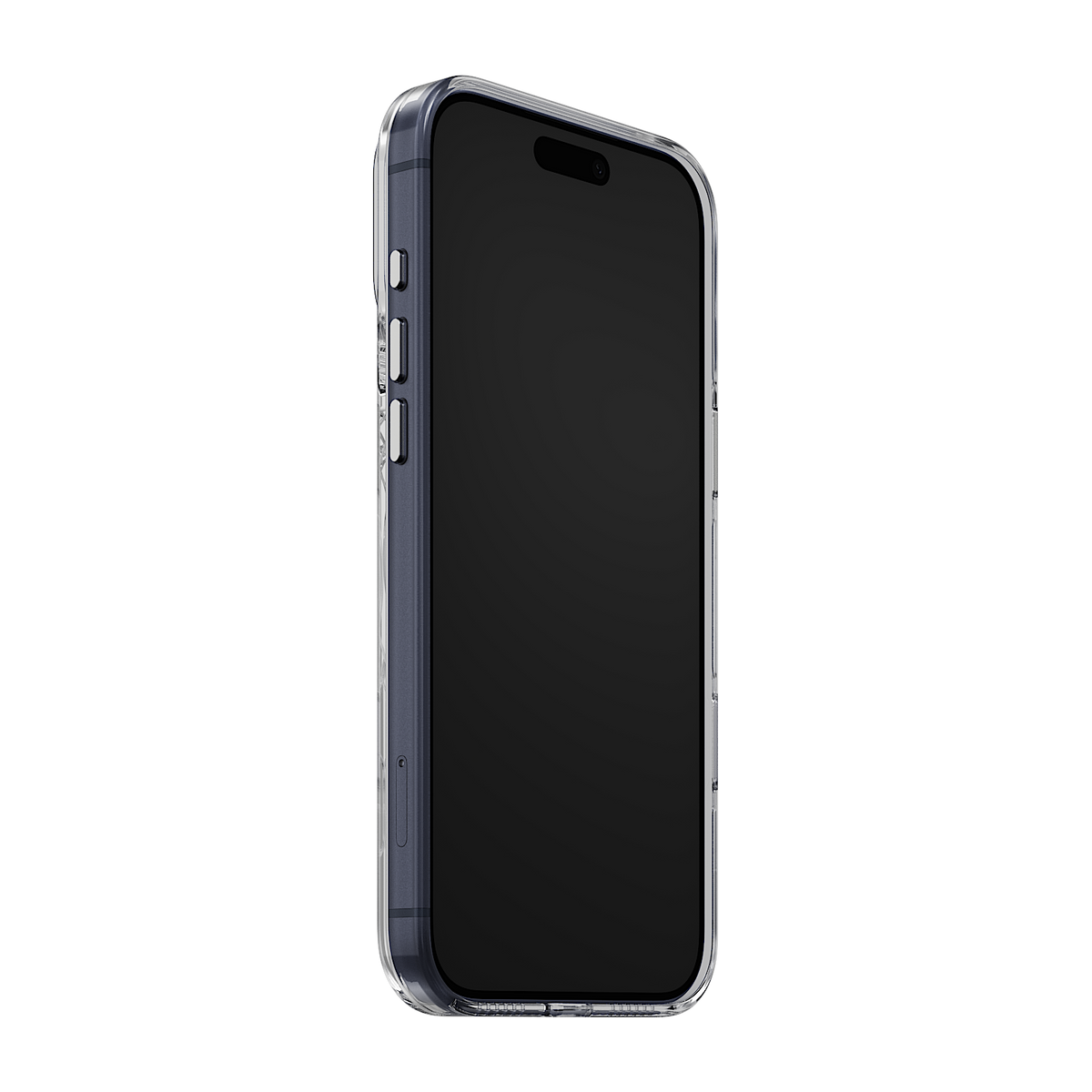 iiCASE Crystal EverClear MagSafe Case for iPhone 17 Pro image 5 - iiCase Crystal EverClear 01 05 phone filter case crystal clear phone deep blue slot 02