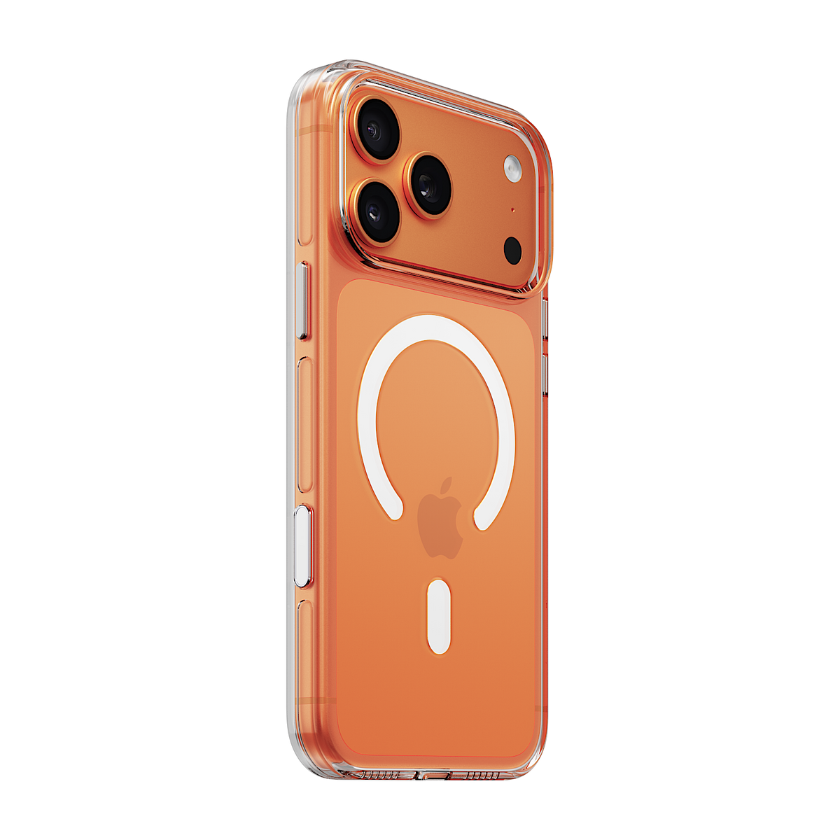 iiCASE Crystal EverClear MagSafe Case for iPhone 17 Pro Max image 6 - iiCase Crystal EverClear 01 06 phone filter case crystal clear phone orange slot 01