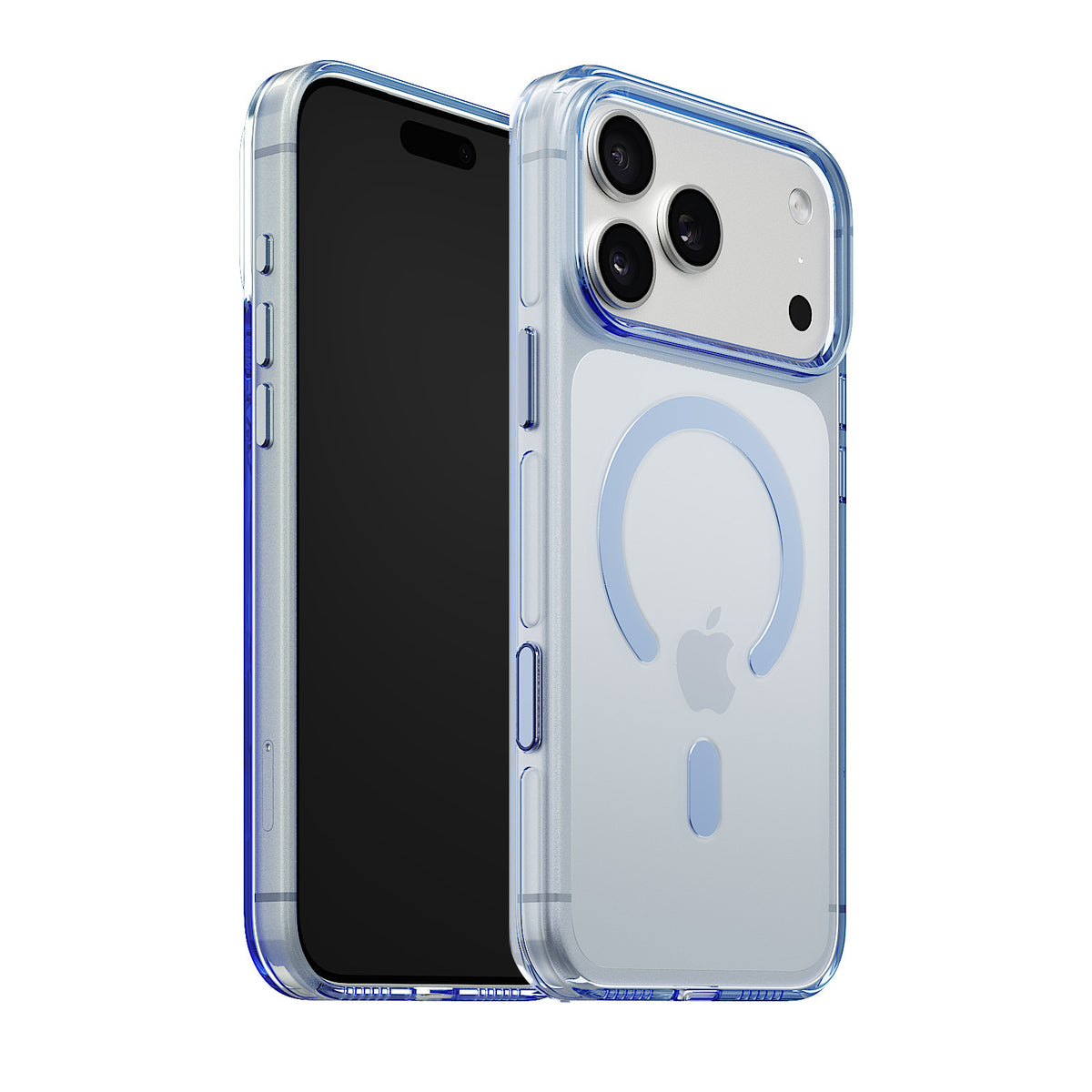 iiCASE Crystal EverClear MagSafe Case for iPhone 18 Pro image 21 - iiCase Crystal EverClear 03 01 phone filter case crystal blue phone silver slot 01