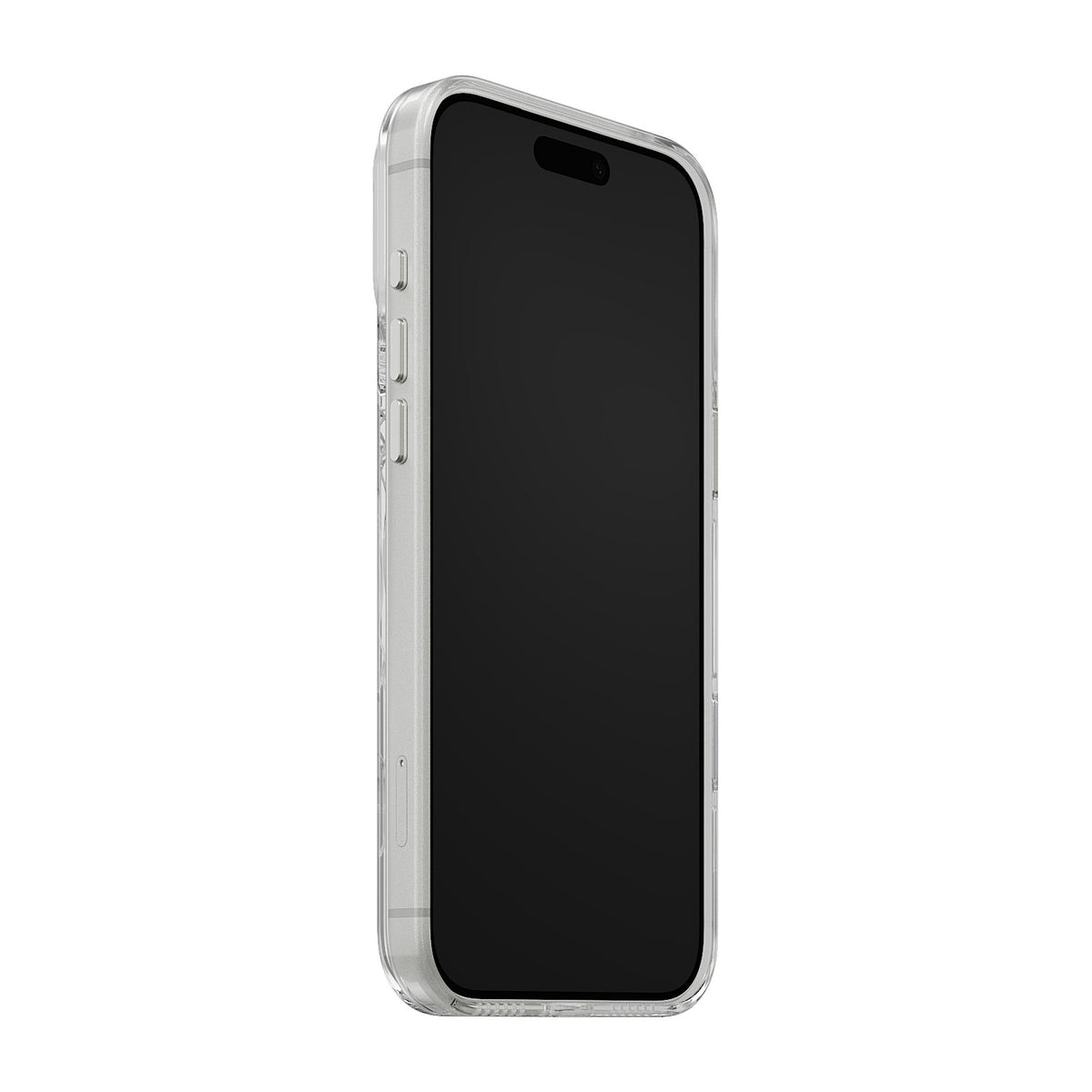 iiCASE Crystal EverClear 360 Ring Stand Case iPhone Case for iPhone 17 Pro Max in Crystal Clear shown on Silver iPhone detail image - image 13