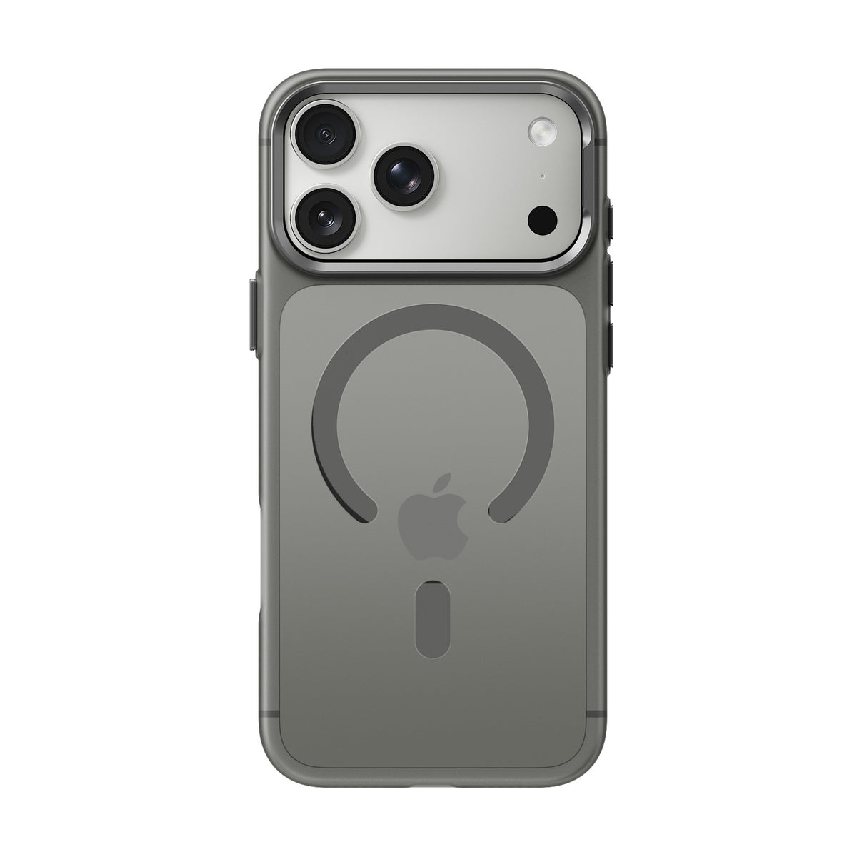 iiCASE Frost Veil MagSafe Case for iPhone 17 Pro image 4 - iiCase Frost Veil 01 01 phone filter case frost smoke grey phone silver slot 02