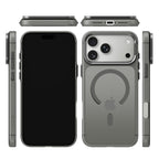 iiCASE Frost Veil MagSafe Case for iPhone 17 Pro image 5 - iiCase Frost Veil 01 01 phone filter case frost smoke grey phone silver slot 03