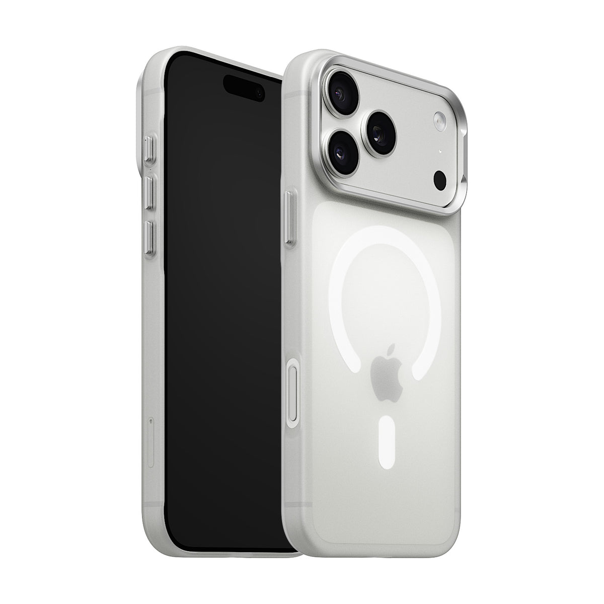 iiCASE Frost Veil MagSafe Case for iPhone 17 Pro image 15 - iiCase Frost Veil 02 01 phone filter case frost white phone silver slot 01