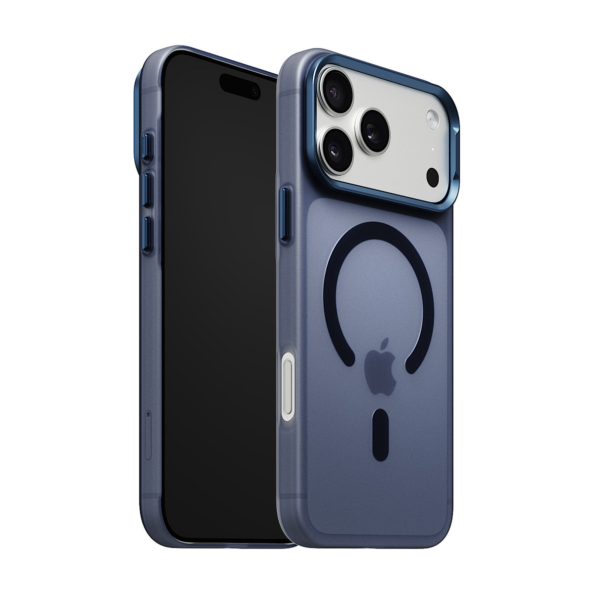iiCASE Frost Veil MagSafe Case for iPhone 17 Pro image 51 - iiCase Frost Veil 05 01 phone filter case frost midnight blue phone silver slot 01