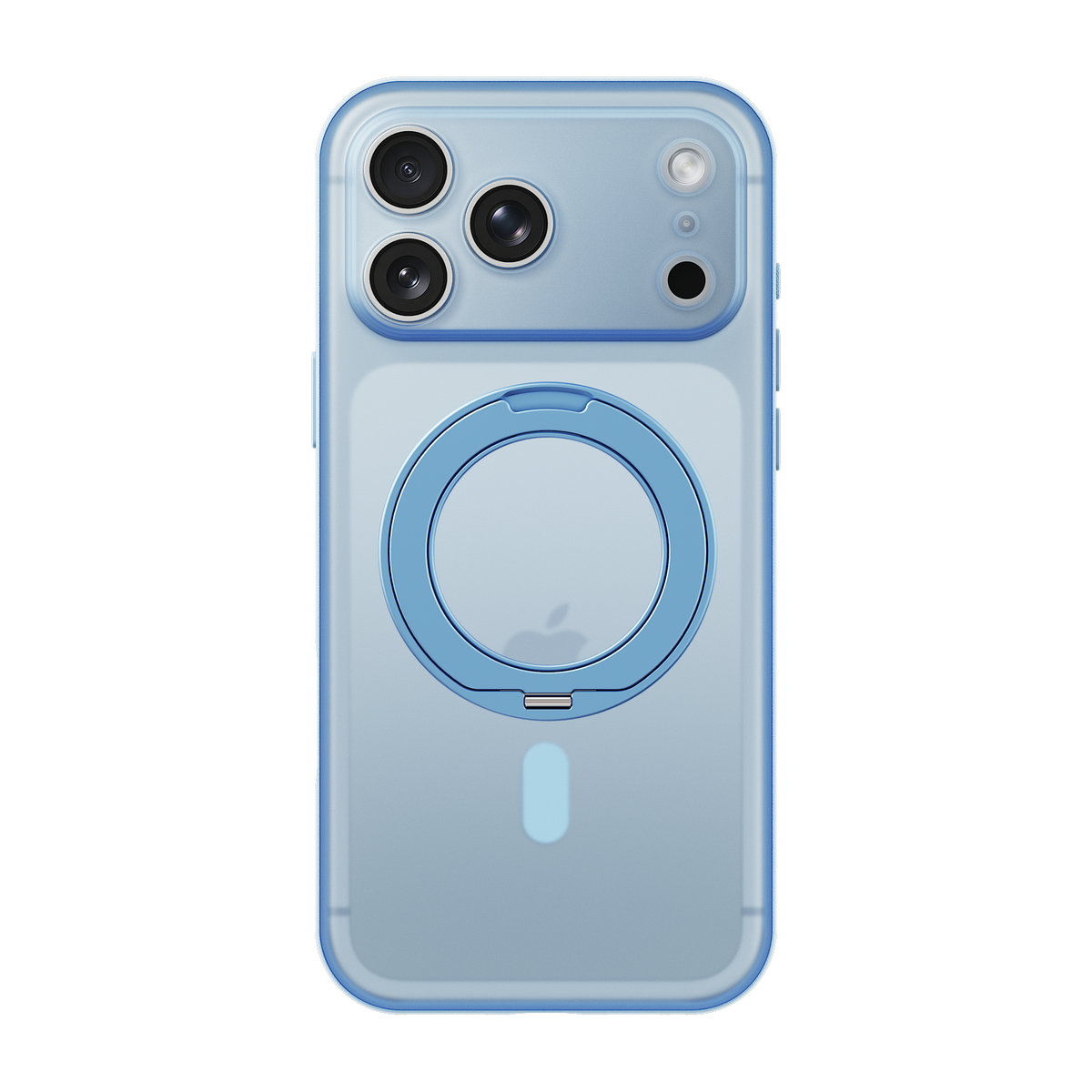 iiCASE FrostShield 360 Stand MagSafe Case for iPhone 17 Pro image 4 - FrostShield 360 01 01 phone filter case ice blue phone silver slot 03