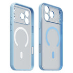 iiCASE FrostShield MagSafe Case for iPhone 17 Pro image 1 - FrostShield MagSafe 01 01 phone filter case ice blue phone all slot 100