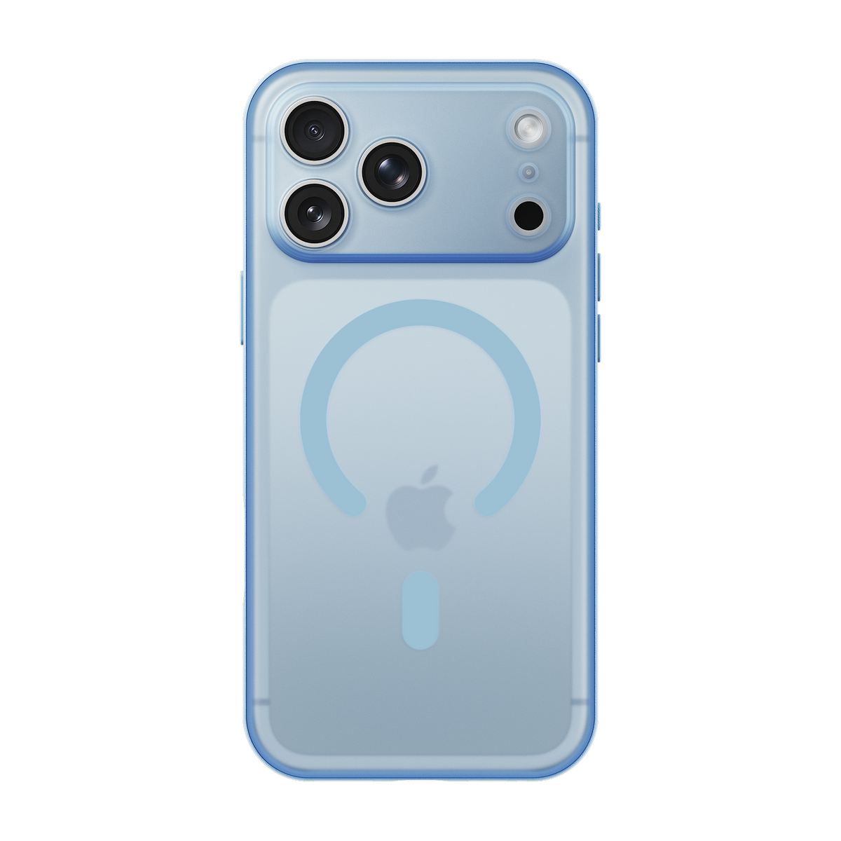 iiCASE FrostShield MagSafe Case for iPhone 17 Pro image 4 - FrostShield MagSafe 01 01 phone filter case ice blue phone silver slot 03