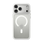 iiCASE Glacier MagSafe Case for iPhone 18 Pro image 4 - iiCase Glacier 01 01 phone filter case frost white phone silver slot 02