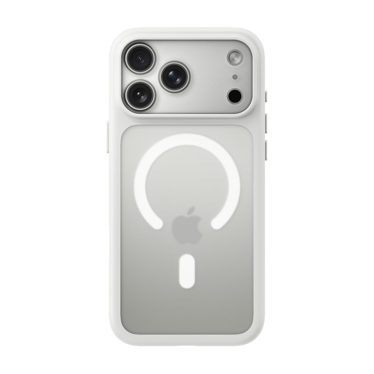 iiCASE Glacier MagSafe Case for iPhone 18 Pro image 4 - iiCase Glacier 01 01 phone filter case frost white phone silver slot 02