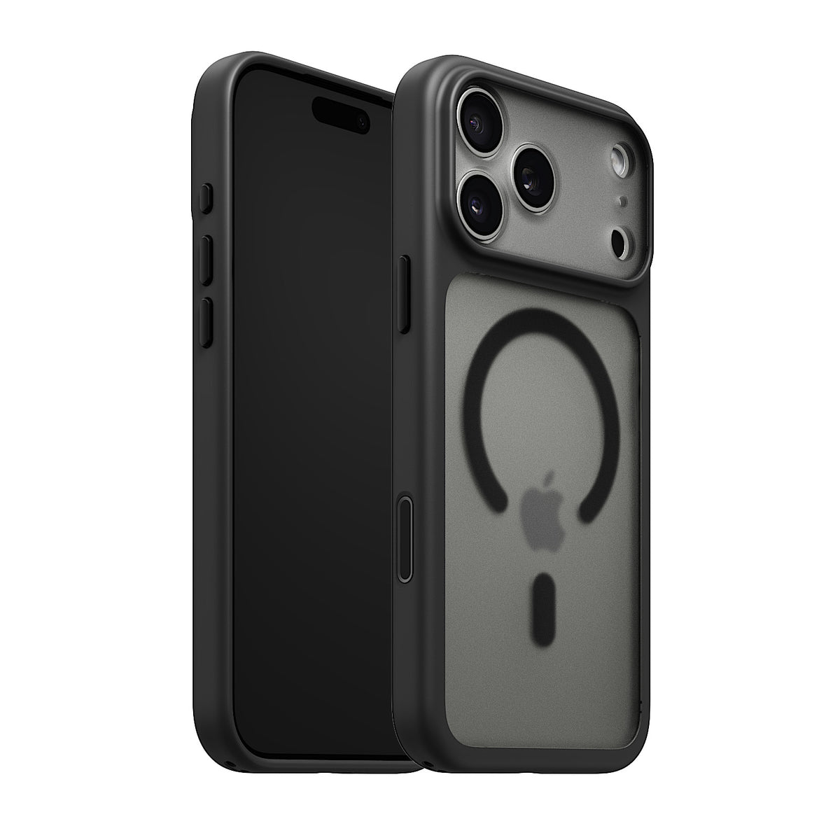 iiCASE Glacier MagSafe Case for iPhone 18 Pro image 39 - iiCase Glacier 04 01 phone filter case frost smoke black phone silver slot 01