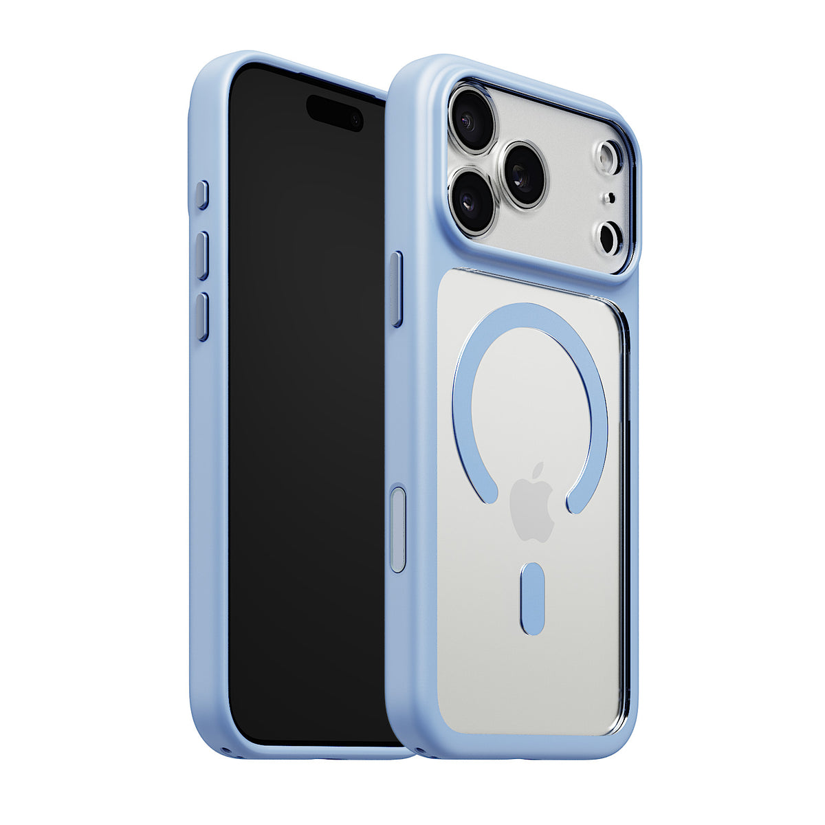 iiCASE Glacier MagSafe Case for iPhone 18 Pro image 51 - iiCase Glacier 05 01 phone filter case crystal ice blue phone silver slot 01