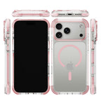 iiCASE Macaron Shield MagSafe Case for iPhone 18 Pro image 5 - iiCase Macaron Shield 01 01 phone filter case macaron pink phone silver slot 03