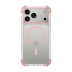 iiCASE Macaron Shield MagSafe Case for iPhone 17 Pro image 4 - iiCase Macaron Shield 01 01 phone filter case macaron pink phone silver slot 03