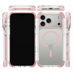 iiCASE Macaron Shield MagSafe Case for iPhone 17 Pro image 5 - iiCase Macaron Shield 01 01 phone filter case macaron pink phone silver slot 08