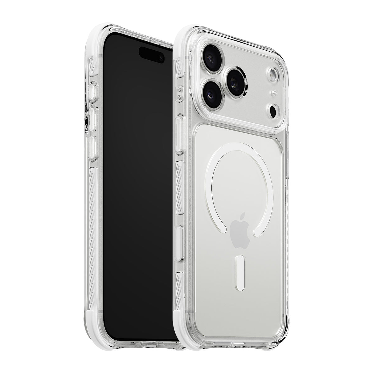 iiCASE Macaron Shield MagSafe Case for iPhone 18 Pro image 27 - iiCase Macaron Shield 03 01 phone filter case clear white phone silver slot 01