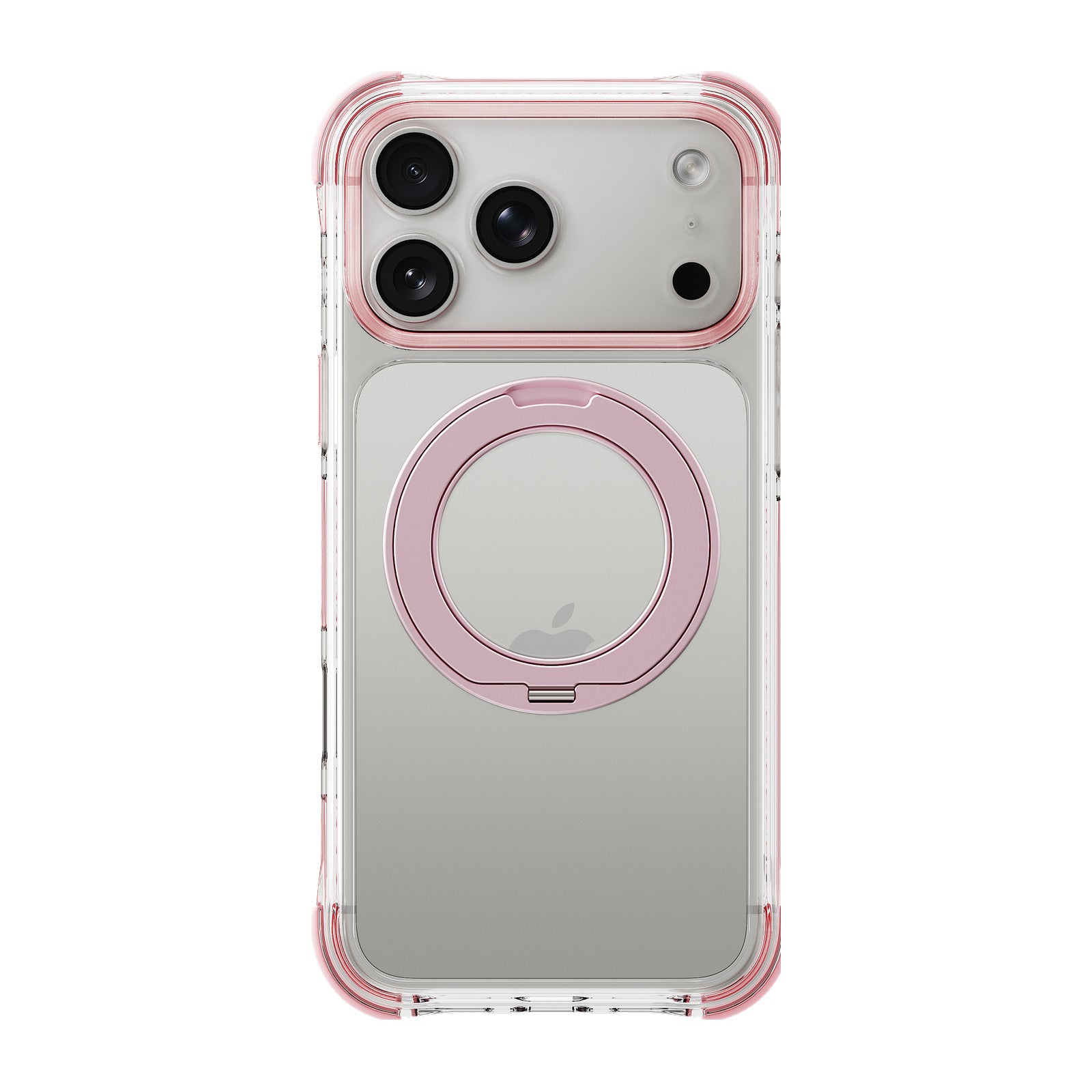 iiCASE Macaron Shield 360 Ring Stand Case for iPhone 18 Pro image 4 - iiCase Macaron Shield 360 01 01 phone filter case macaron pink phone silver slot 02