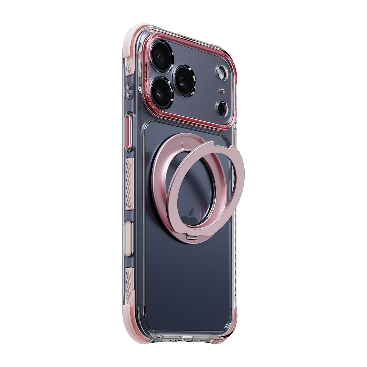 iiCASE Macaron Shield 360 Ring Stand Case for iPhone 17 Pro Max image 6 - iiCase Macaron Shield 360 01 05 phone filter case macaron pink phone deep blue slot 01