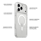 Military Protection Clear MagSafe Case for iPhone 18 Pro Max