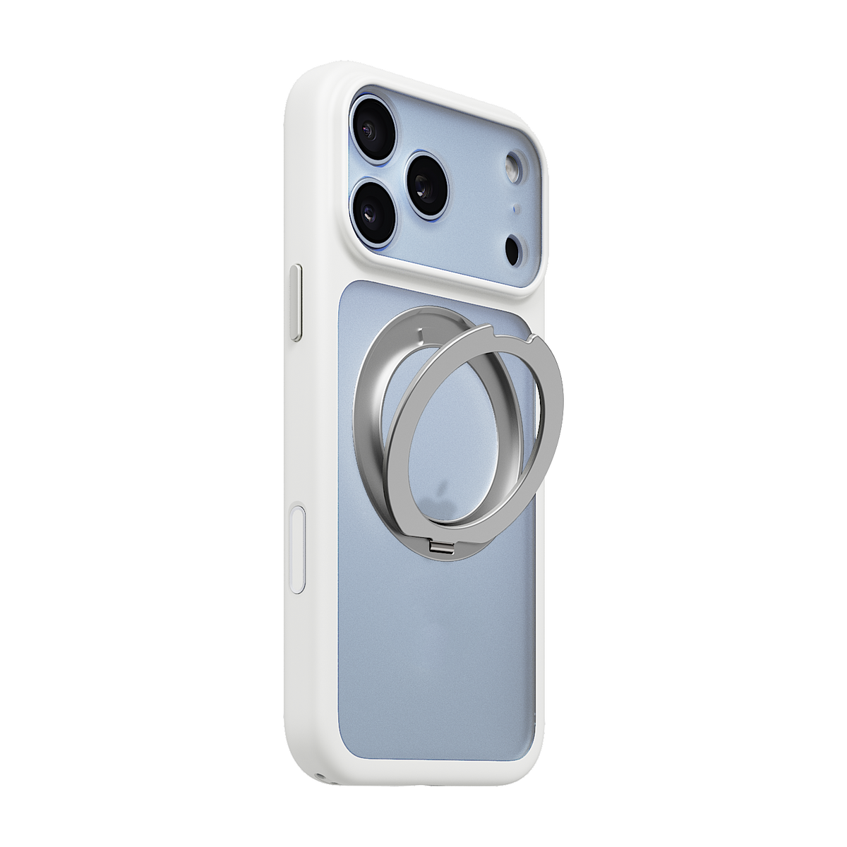 iiCASE Prism 360 Ring Stand Case for iPhone 18 Pro image 6 - iiCase Prism 360 01 02 phone filter case frost white phone glacier slot 01
