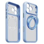 iiCASE Prism 360 Ring Stand Case for iPhone 17 Pro image 2 - Prism 360 02 01 phone filter case frost ice blue phone all slot 100