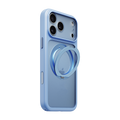 iiCASE Prism 360 Ring Stand Case for iPhone 17 Pro image 14 - iiCase Prism 360 02 01 phone filter case frost ice blue phone silver slot 01