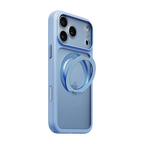 iiCASE Prism 360 Ring Stand Case for iPhone 17 Pro image 14 - iiCase Prism 360 02 01 phone filter case frost ice blue phone silver slot 01