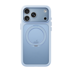 iiCASE Prism 360 Ring Stand Case for iPhone 17 Pro image 16 - iiCase Prism 360 02 01 phone filter case frost ice blue phone silver slot 03