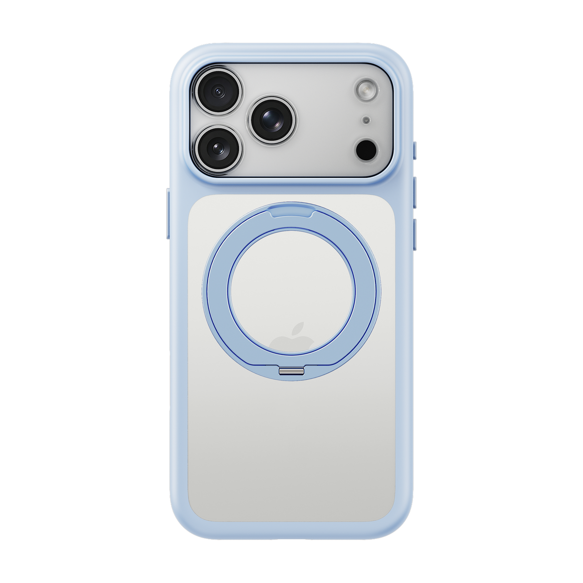 iiCASE Prism 360 Ring Stand Case for iPhone 18 Pro image 68 - iiCase Prism 360 05 01 phone filter case crystal ice blue phone silver slot 03