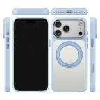 iiCASE Prism 360 Ring Stand Case for iPhone 18 Pro image 69 - iiCase Prism 360 05 01 phone filter case crystal ice blue phone silver slot 08