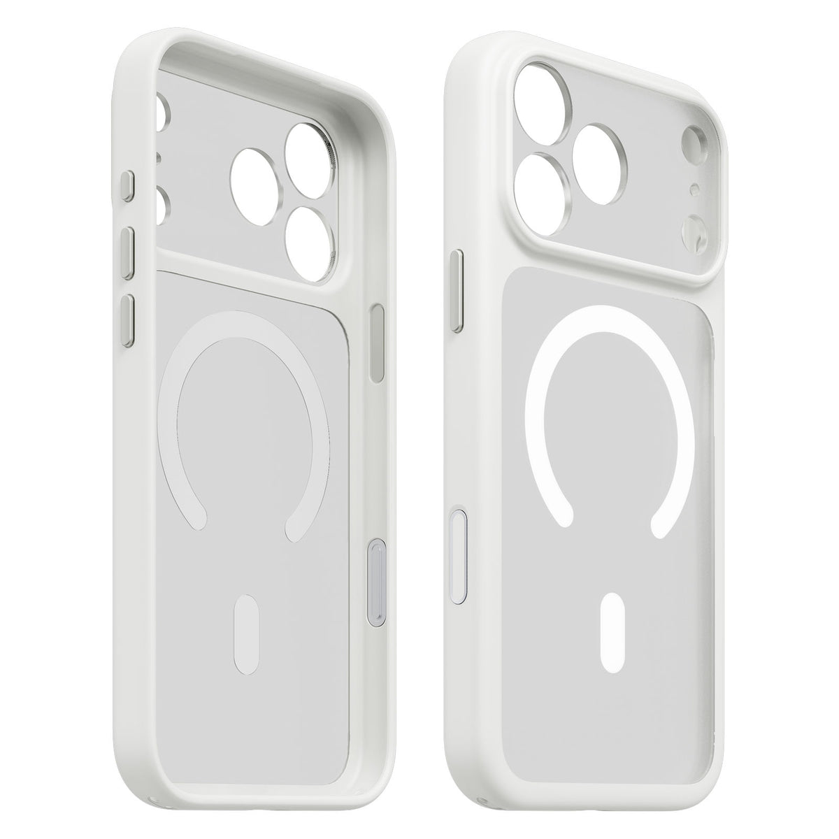 iiCASE Prism MagSafe Case for iPhone 17 Pro image 1 - Prism MagSafe 01 01 phone filter case frost white phone all slot 100