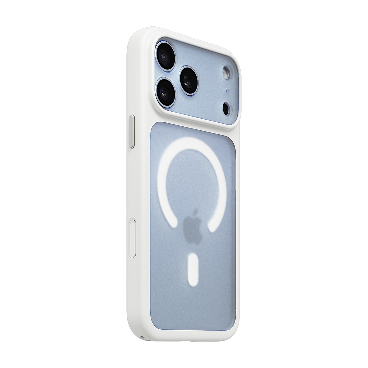 iiCASE Prism MagSafe Case for iPhone 18 Pro Max image 6 - iiCase Prism MagSafe 01 02 phone filter case frost white phone glacier slot 01