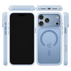 iiCASE Prism MagSafe Case for iPhone 18 Pro image 21 - iiCase Prism MagSafe 02 01 phone filter case frost ice blue phone silver slot 08