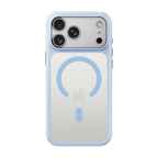 iiCASE Prism MagSafe Case for iPhone 18 Pro image 68 - iiCase Prism MagSafe 05 01 phone filter case crystal ice blue phone silver slot 03