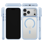 iiCASE Prism MagSafe Case for iPhone 18 Pro image 69 - iiCase Prism MagSafe 05 01 phone filter case crystal ice blue phone silver slot 08