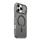 iiCASE Slimline 1.2mm Case iPhone Case for iPhone 17 Pro in Crystal Smoke shown on Silver iPhone detail image - image 39