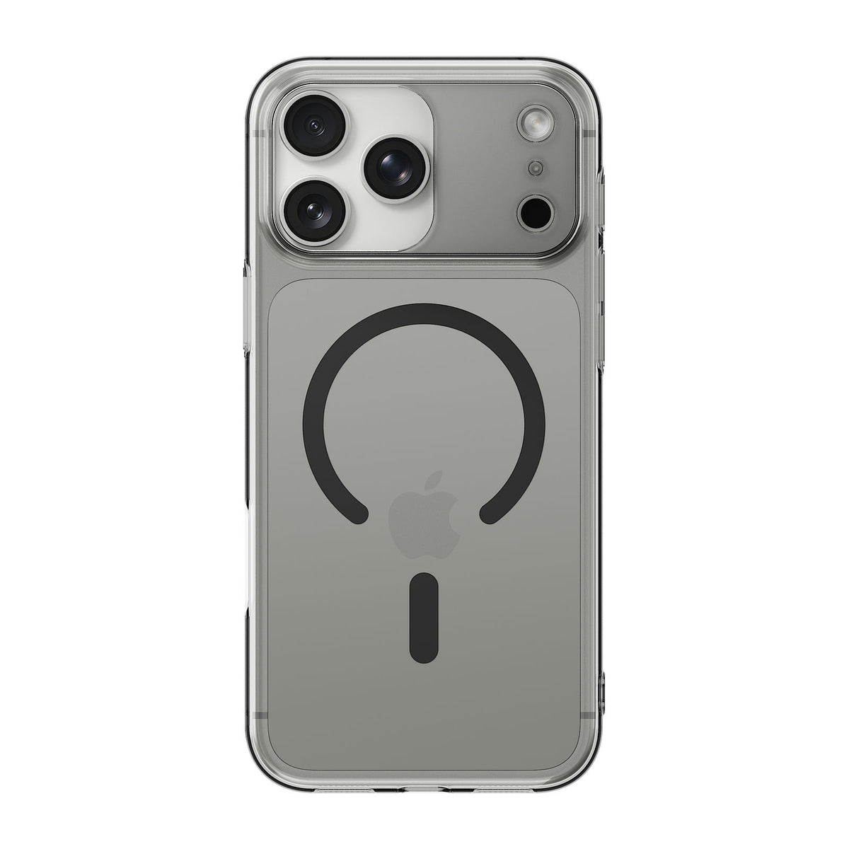 iiCASE Slimline 1.2mm Case iPhone Case for iPhone 17 Pro Max in Crystal Smoke shown on Silver iPhone detail image - image 41
