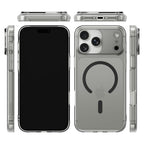 iiCASE Slimline 1.2mm Case iPhone Case for iPhone 18 Pro in Crystal Smoke shown on Silver iPhone detail image - image 50