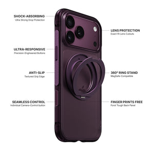 iiCASE Aegis 360 iPhone Case in Dark Plum detail image - image 5